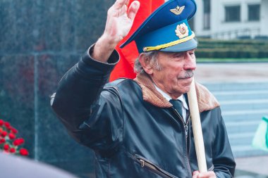 7 Kasım 2018 Minsk Beyaz Rusya yıldönümü büyük Ekim sosyalist devrim