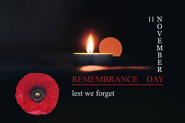 Preparation for the designer for the holiday Remembrance Day