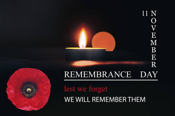 Preparation for the designer for the holiday Remembrance Day