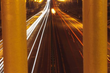 City Avenue yükseklikten gece