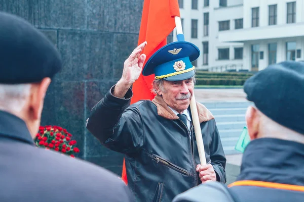 7 novembre 2018 Minsk Biélorussie Anniversaire de la grande révolution socialiste d'octobre — Photo