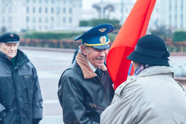 7 novembre 2018 Minsk Biélorussie Anniversaire de la grande révolution socialiste d'octobre — Photo
