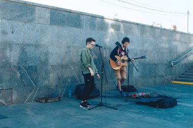 25 Mayıs 2019 Minsk Belarus Caddesi Şenlikleri