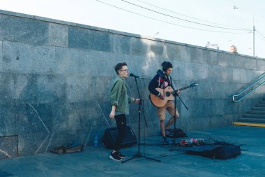 25 Mayıs 2019 Minsk Belarus Caddesi Şenlikleri