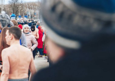 23 Şubat 2019 Minsk Belarus 23 Şubat bayramı onuruna gerçek erkekler yarışı
