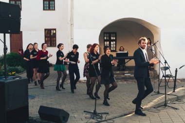 25 Mayıs 2019 Minsk Belarus Caddesi Şenlikleri