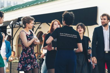 25 Mayıs 2019 Minsk Belarus Caddesi Şenlikleri