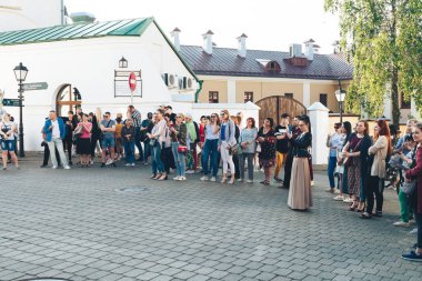 25 Mayıs 2019 Minsk Belarus Caddesi Şenlikleri