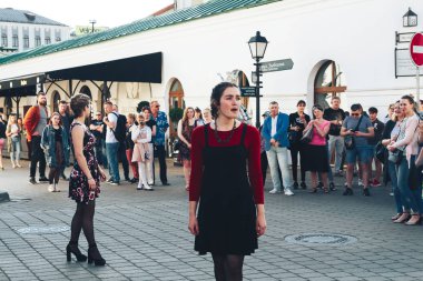 25 Mayıs 2019 Minsk Belarus Caddesi Şenlikleri