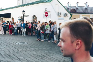 25 Mayıs 2019 Minsk Belarus Caddesi Şenlikleri