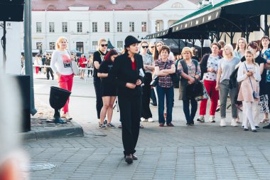 25 Mayıs 2019 Minsk Belarus Caddesi Şenlikleri