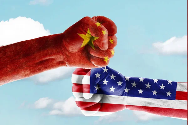 Bizimle Çin arasında kavram ticaret savaşı