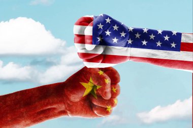 Bizimle Çin arasında kavram ticaret savaşı