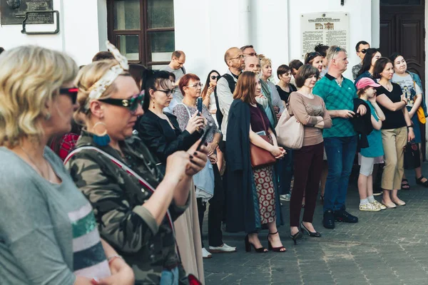 25 Mayıs 2019 Minsk Belarus Caddesi Şenlikleri