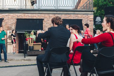 25 Mayıs 2019 Minsk Belarus Caddesi Şenlikleri