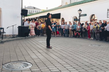 25 Mayıs 2019 Minsk Belarus Caddesi Şenlikleri