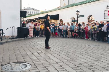 25 Mayıs 2019 Minsk Belarus Caddesi Şenlikleri