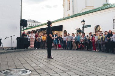 25 Mayıs 2019 Minsk Belarus Caddesi Şenlikleri