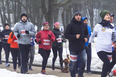 9 Şubat 2019 Minsk Belarus Koşusu 14 Şubat 'ta Qahanna' ya adanmıştır.