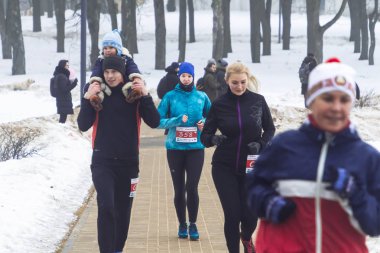 9 Şubat 2019 Minsk Belarus Koşusu 14 Şubat 'ta Qahanna' ya adanmıştır.