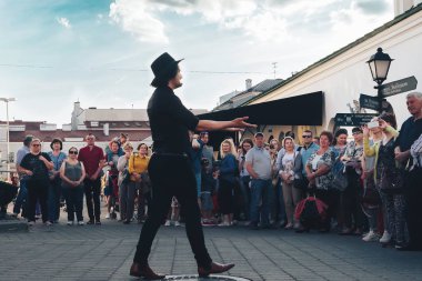 25 Mayıs 2019 Minsk Belarus Caddesi Şenlikleri