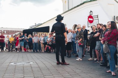 25 Mayıs 2019 Minsk Belarus Caddesi Şenlikleri