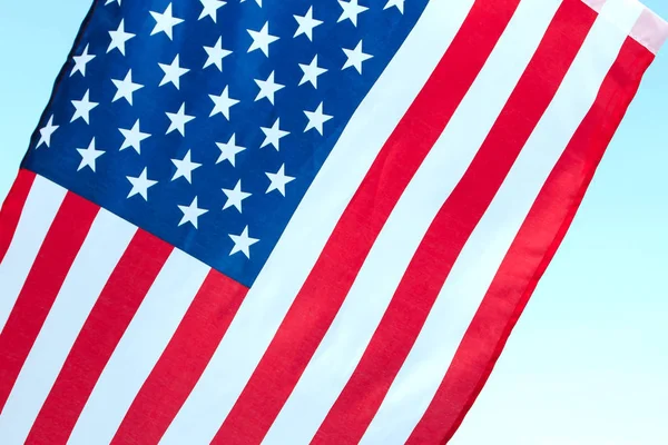 Η σημαία των Ηνωμένων Πολιτειών είναι συσκευασμένη — Φωτογραφία Αρχείου