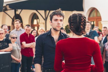 25 Mayıs 2019 Minsk Belarus Caddesi Şenlikleri