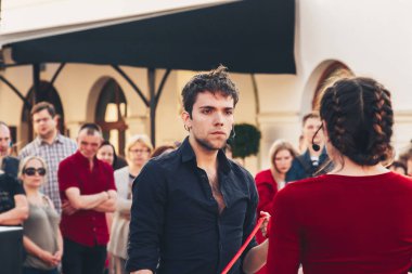 25 Mayıs 2019 Minsk Belarus Caddesi Şenlikleri