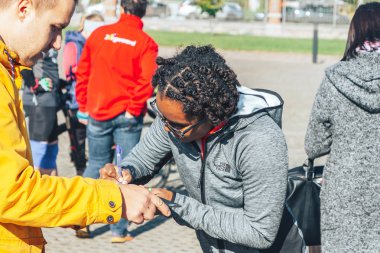6 Ekim 2018 Novogrudok Belarus Castle Road Cross Country Run