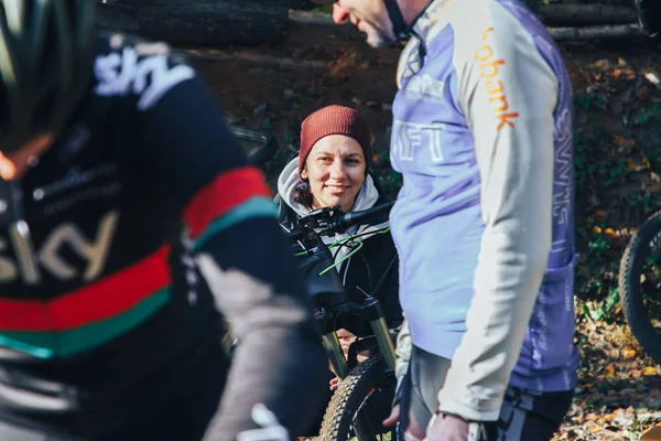 14. října 2018, Minsk, Bělorusko.2018 Olympijský Cross Country Cup XCO v Medvezhinu — Stock fotografie