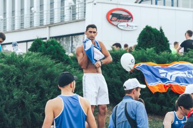 9 Eylül 2018 Minsk Belarus Yarı Maraton Minsk 2018