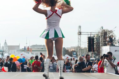 9 Eylül 2018 Minsk Belarus Yarı Maraton Minsk 2018