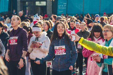 8 Mart 2019, Minsk Belarus Yarışı Kadınlar Günü onuruna 8 Mart
