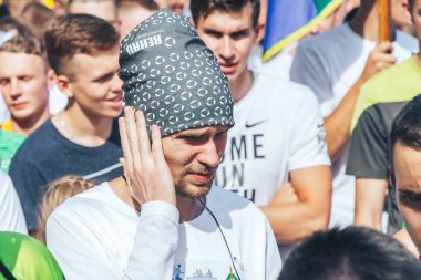 9 Eylül 2018 Minsk Belarus Yarı Maraton Minsk 2018