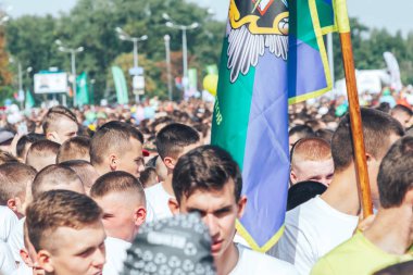 9 Eylül 2018 Minsk Belarus Yarı Maraton Minsk 2018