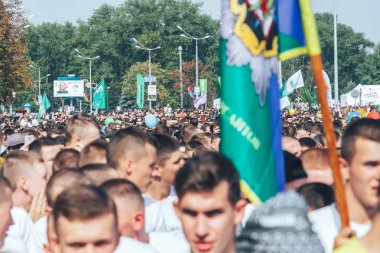 9 Eylül 2018 Minsk Belarus Yarı Maraton Minsk 2018