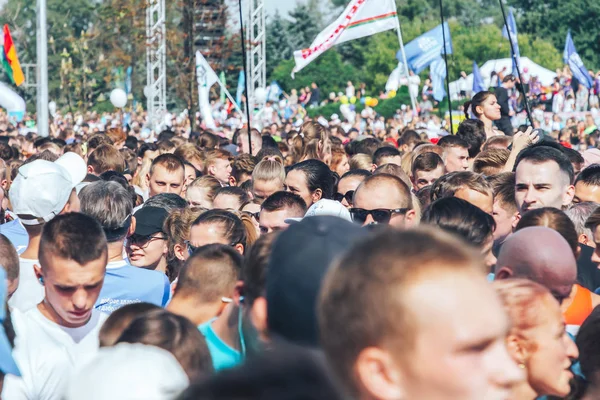 9 septembre 2018 Minsk Biélorussie Demi-marathon Minsk 2018 Courir dans la ville — Photo