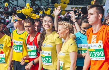 9 Eylül 2018 Minsk Belarus Yarı Maraton Minsk 2018