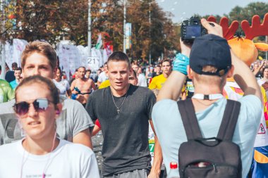 9 Eylül 2018 Minsk Belarus Yarı Maraton Minsk 2018