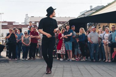 25 Mayıs 2019 Minsk Belarus Caddesi Şenlikleri