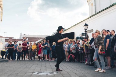 25 Mayıs 2019 Minsk Belarus Caddesi Şenlikleri