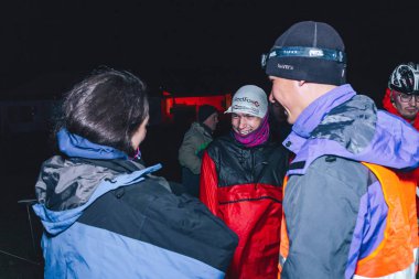 6 Ekim 2018 Novogrudok Belarus Castle Road Cross Country Run