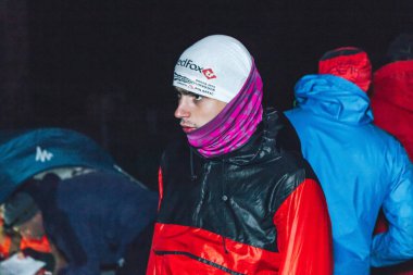 6 Ekim 2018 Novogrudok Belarus Castle Road Cross Country Run