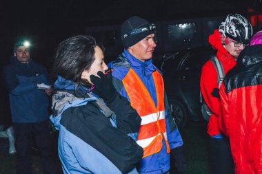 6 Ekim 2018 Novogrudok Belarus Castle Road Cross Country Run