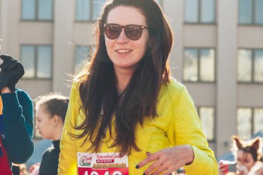 8 Mart 2019, Minsk Belarus Yarışı Kadınlar Günü onuruna 8 Mart