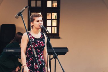 25 Mayıs 2019 Minsk Belarus Caddesi Şenlikleri