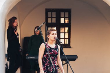 25 Mayıs 2019 Minsk Belarus Caddesi Şenlikleri