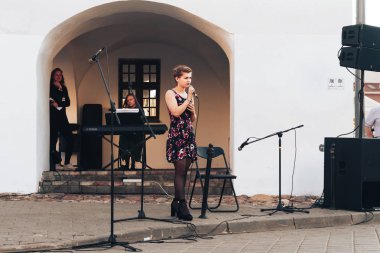 25 Mayıs 2019 Minsk Belarus Caddesi Şenlikleri