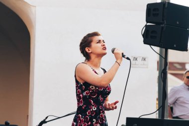 25 Mayıs 2019 Minsk Belarus Caddesi Şenlikleri